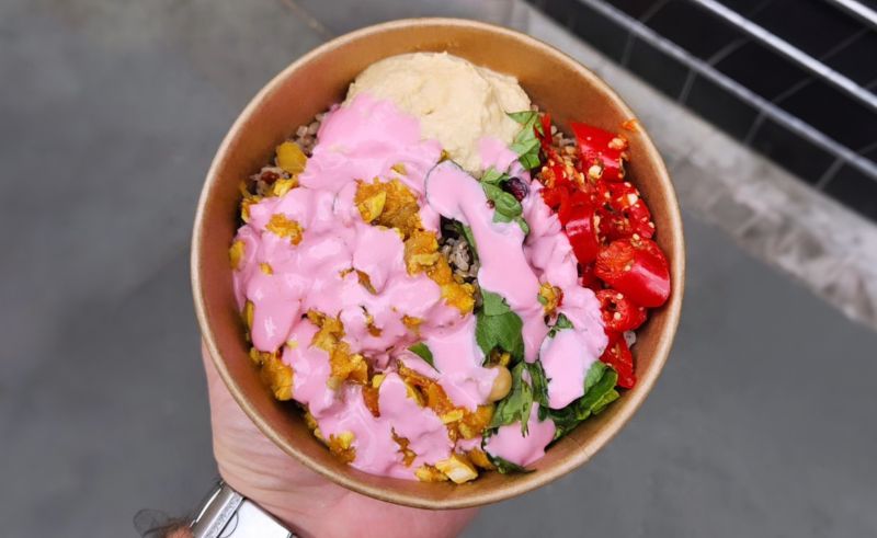 London's Koshari Street Adds Limited Edition Pink Tahini to Their Menu