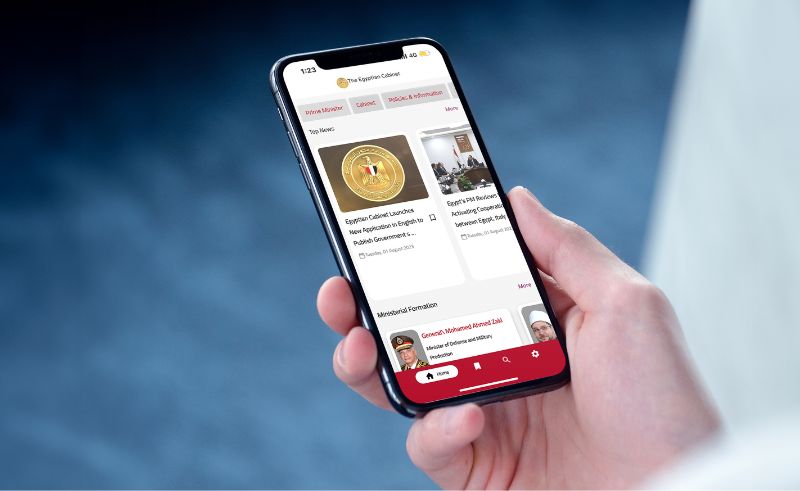 Egyptian Cabinet Launches English-Language News App