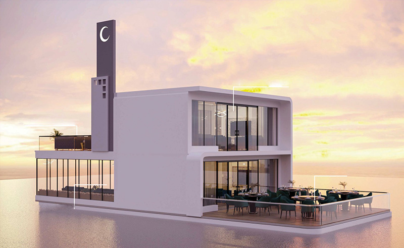 The World's First Floating Mosque Will Open at Dubai's Water Canal
