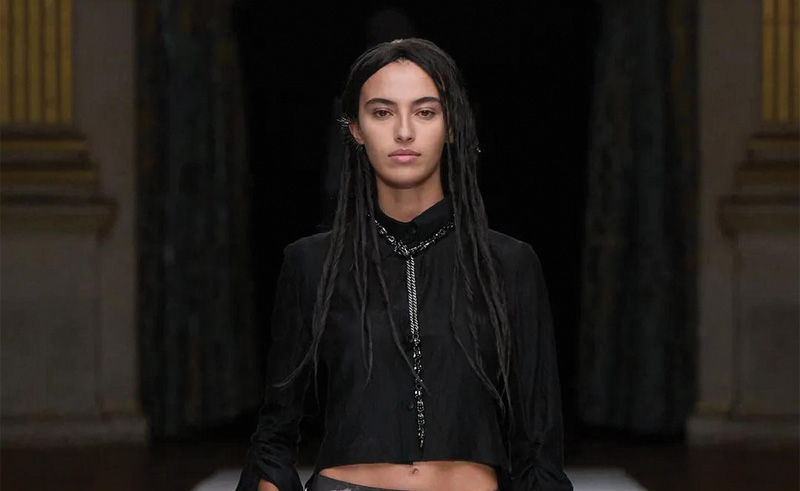Amira Al-Zuhair Walks for Yohji Yamamoto at Paris Fashion Week