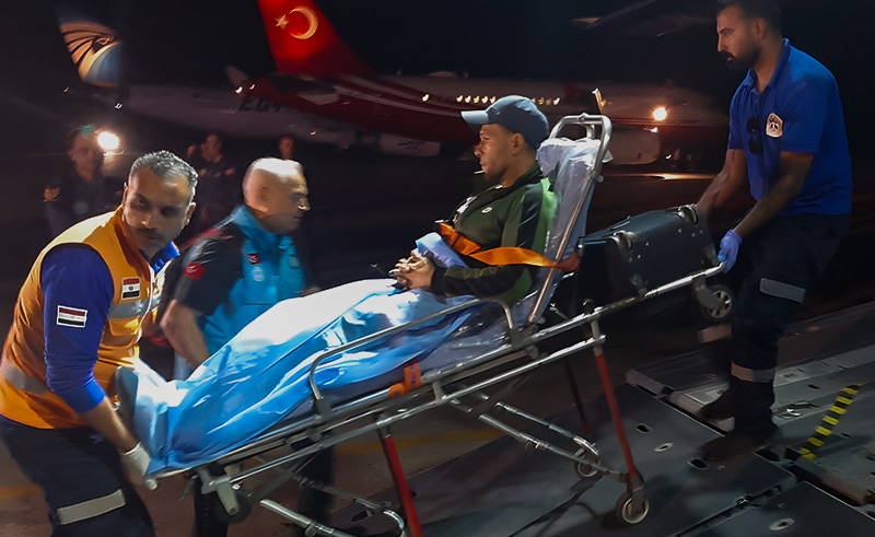 Palestinian Cancer Patients Travel to Turkey from Egypt
