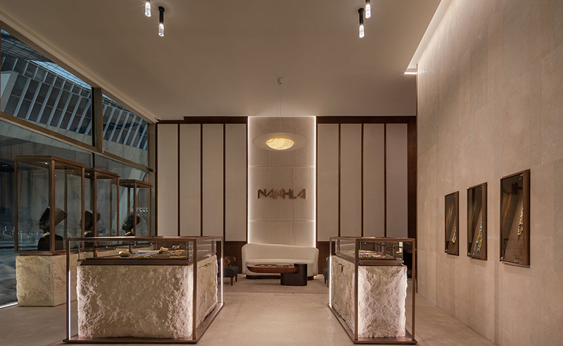 Yasmina Makram Designs Temple-Like ‘Nakhla’ Jewellery Store at GEM