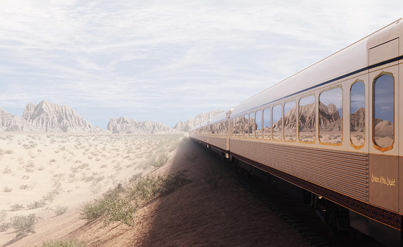 Saudi Arabia's First Luxury Train Service Is Coming in 2025