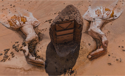 Huge Saudi Artwork Project Highlights Fragility of AlUla Heritage