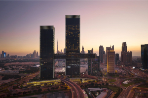 World's Longest Cantilever Opens Over Six-Lane Highway in Dubai