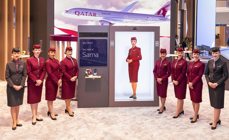 'Sama' is the First AI Crew Member of Qatar Airways