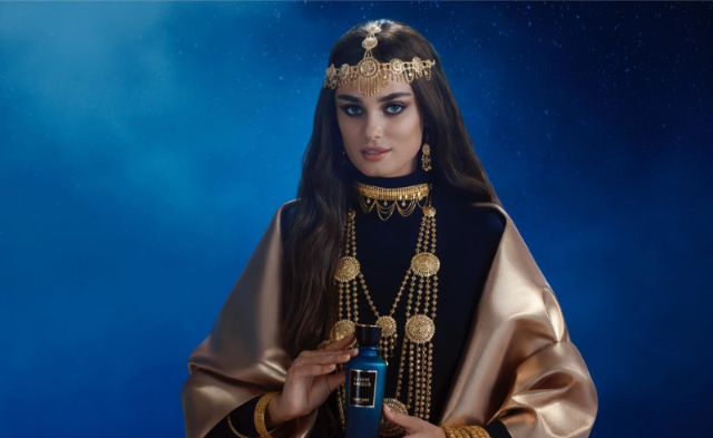 American Model Taylor Hill Dons Saudi Attire in New Laverne Campaign