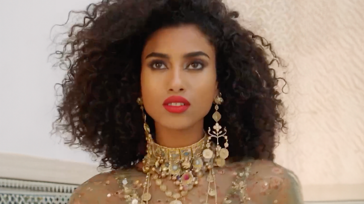 Imaan Hammam is the Face of the Estee Lauder x Sabyasachi Collab