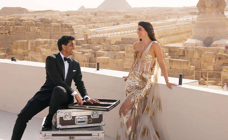 The Steller Looks Erika Hammond Wore During her Epic Egyptian Wedding