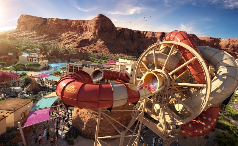 Saudi Arabia’s First Water Park Surges Into Qiddiya City