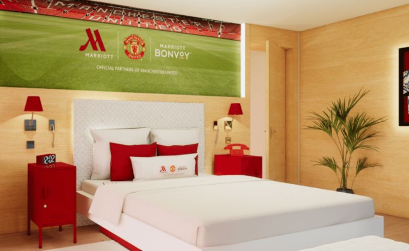 Marriott and MAN UTD Create Every Football Fan's Dream Hotel Room