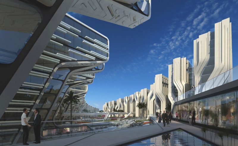 Unbuilt Architecture: Cairo Stone Towers by Zaha Hadid Architects