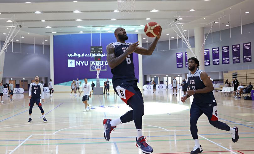 US National Basketball Team Visits Abu Dhabi for Exhibition Games