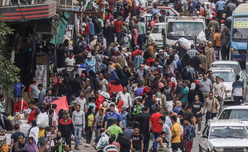 Egypt's Internal Population Reaches 106,750,000