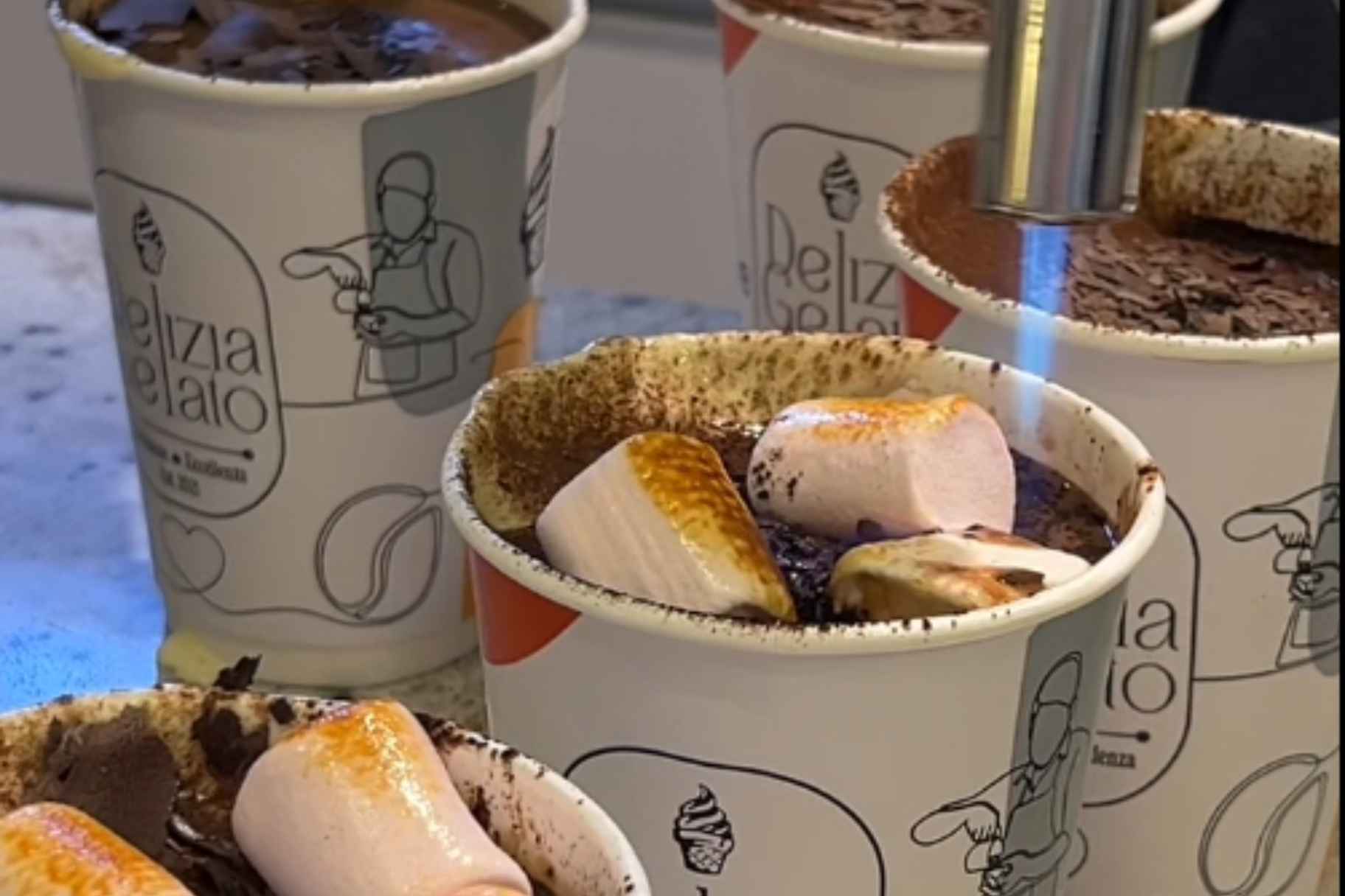 You Can Now Get Tiramisu Hot Chocolate at New Cairo’s Delizia Gelato
