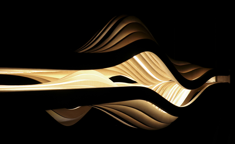 Saudi Artist Huda Al-Aithan’s Playful Parametric Light Fixture 