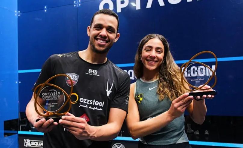 Mostafa Asal & Hania El Hammamy Sweep at Optasia Squash Championship