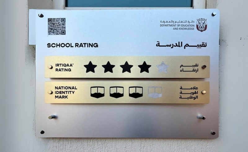 Abu Dhabi Private Schools to Display Performance Plaques