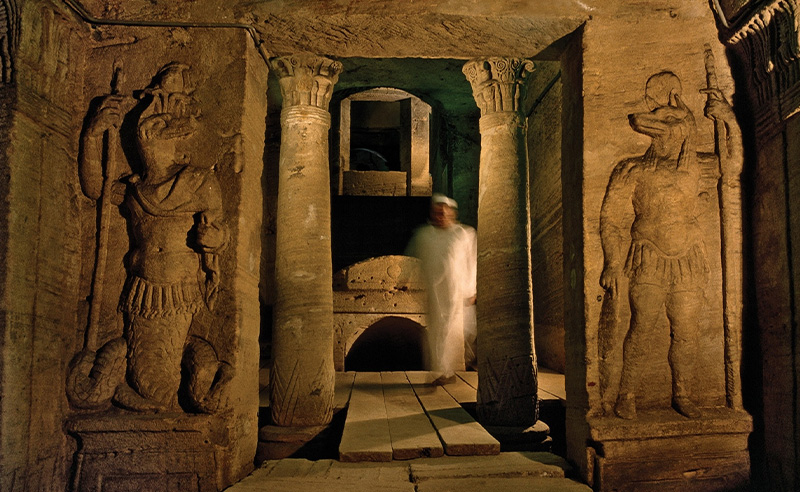 Beneath Alexandria Lies a Roman Necropolis in Stone