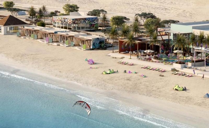 This Village in Qatar Is Where Kitesurfers & Turtles Share the Shore