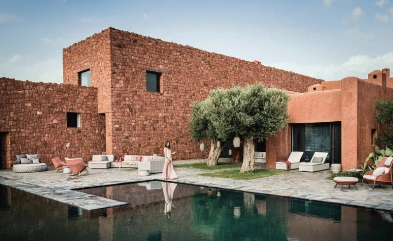 This Desert Villa in Morocco Frames the Landscape Like Art