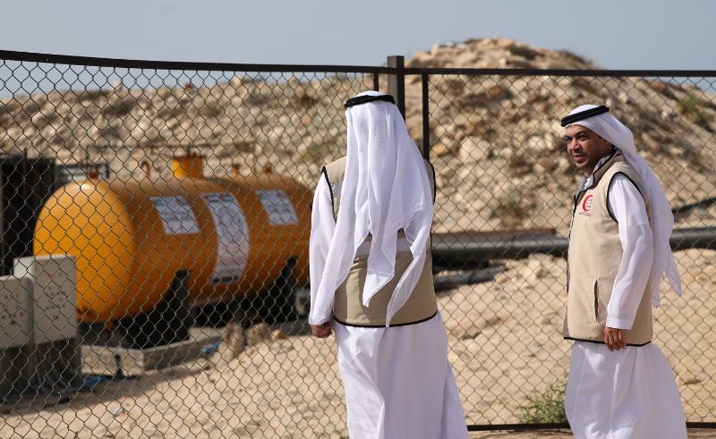 UAE Opens 7.5 KM Pipeline to Get Desalinated Water From Egypt to Gaza