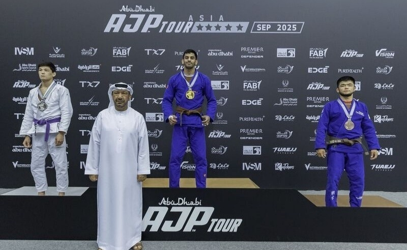 UAE Wins 18 Medals at AJP Asia Continental Jiu-Jitsu Championship