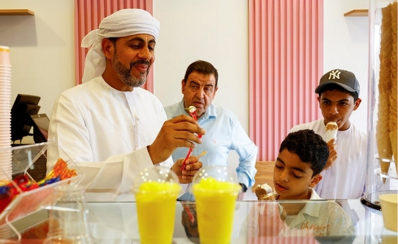 Ice Cream Parlour Kazem Reopens in Ajman After Closing in Gaza